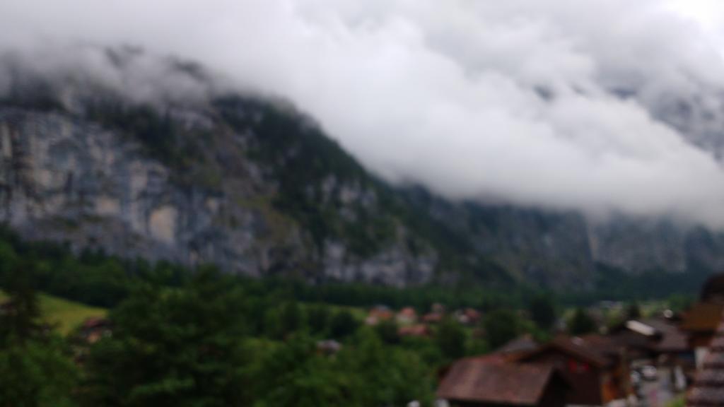 Einzelzimmer mit Bergblick und Gemeinschaftsbad
